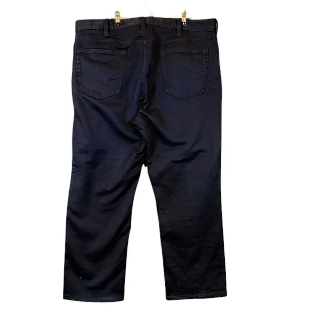 Banana Republic Traveler Stretch‎ Cotton Black Chino Pants Size 38 X 26 (hemmed)